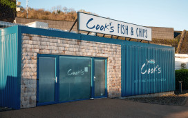 Delicious fish and chips are just an order away at Cook's.