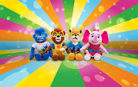 Collect all four character soft toys