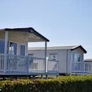 One of the well-tended holiday home area at Reighton Sands