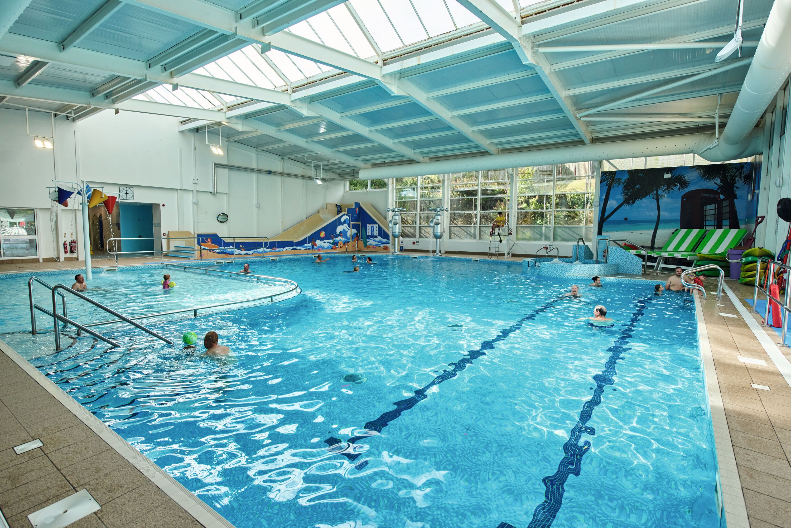 The indoor pool at Kiln Park.