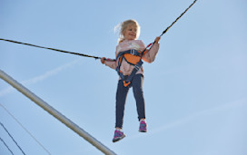 Bungee trampoline at Greenacres
