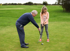 The 9-hole golf course at Church Farm