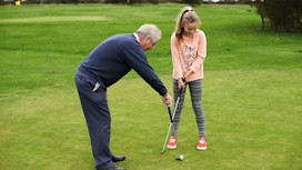 The 9-hole golf course at Church Farm