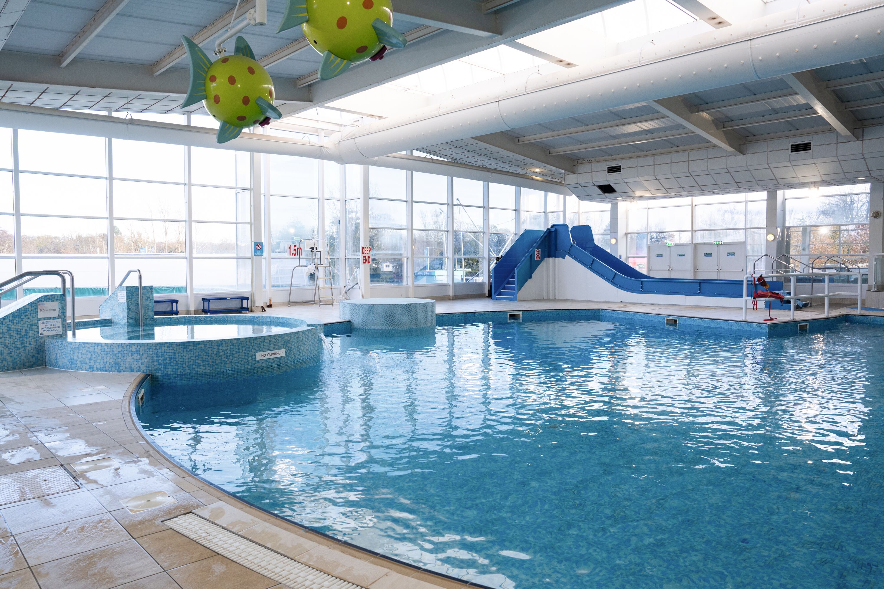 Indoor pool at Haggerston Castle