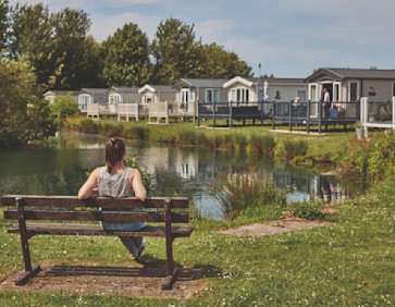 Cleethorpes Beach lakeside caravans