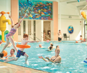 The indoor pool at Lakeland