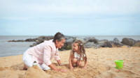 Direct access to a sandy beach