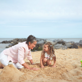 Direct access to a sandy beach