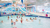 Indoor heated pool at Hafan y Mor