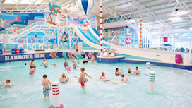 Indoor heated pool at Hafan y Mor