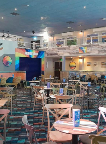 Inside the Marina Bar and Stage