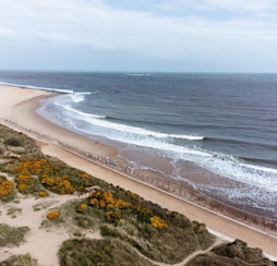 The beach at Caister-on-Sea