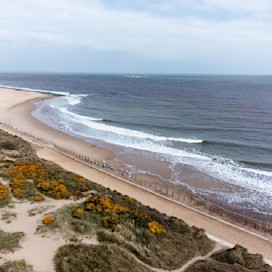 The beach at Caister-on-Sea