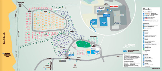 Map of Riviere Sands Holiday Park