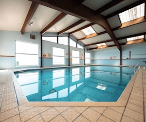 Heated indoor pool at Cardigan View