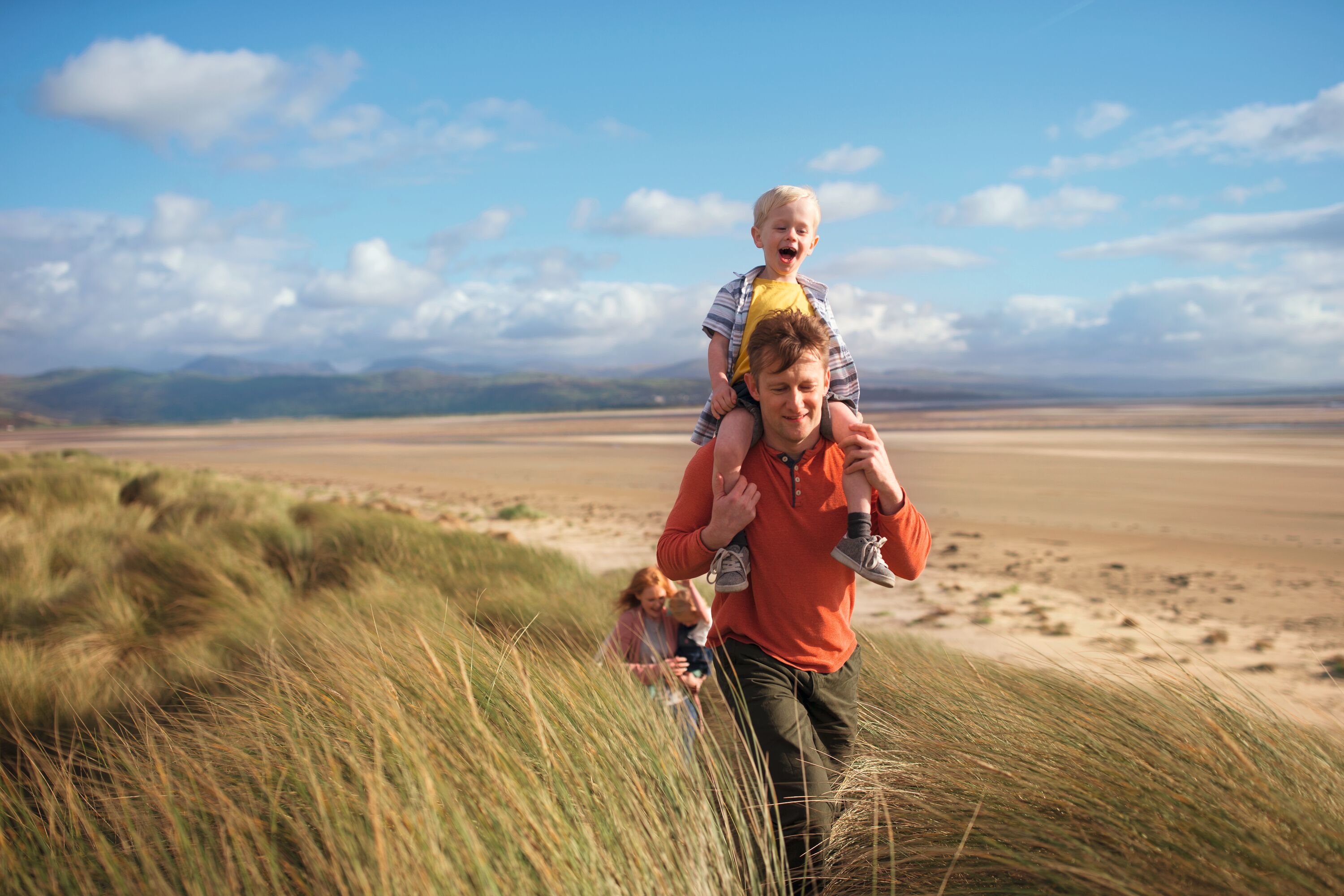 Dune walks at Greenacres in North Wales