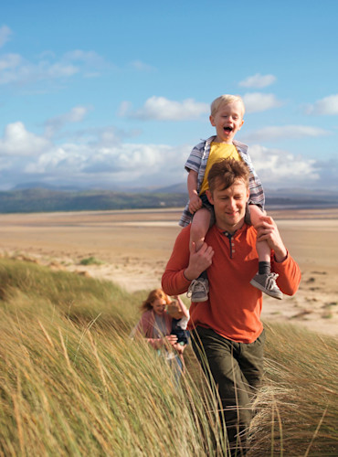 Dune walks at Greenacres in North Wales
