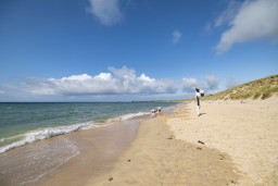 Direct beach access at Riviere Sands