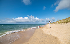 Direct beach access at Riviere Sands