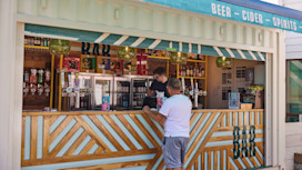 Outdoor Box Bar at Caister-on-Sea