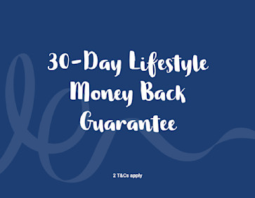 If you change your mind our 30-Day Lifestyle Money Back Guarantee awaits