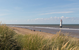 Beach view at Presthaven