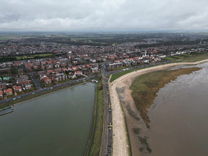 Lytham St Annes from above