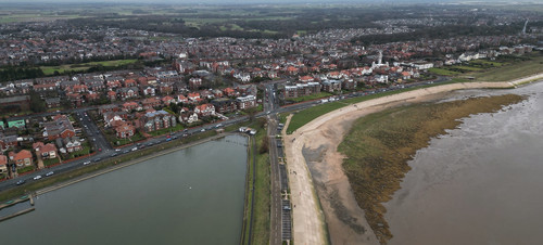 Lytham St Annes from above