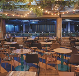 Come and explore the Marina Bar and Stage, Seashore