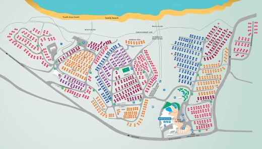 Map of Quay West Holiday Park