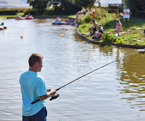 Fishing pond at Blue Dolphin