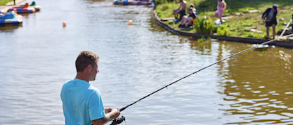 Fishing pond at Blue Dolphin