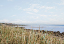 The coast stretching to Port Seton