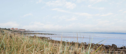 The coast stretching to Port Seton