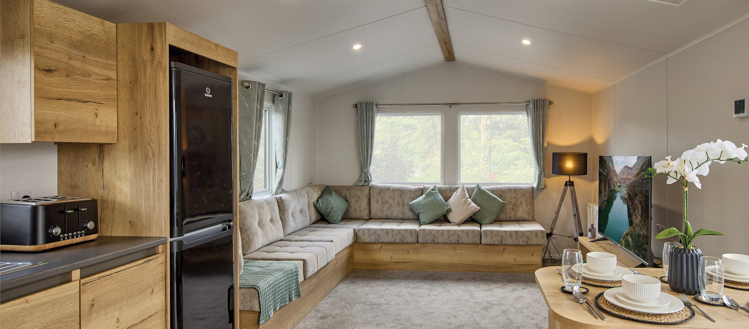 New holiday homes from £268 per month with free 2025 and 2026 site fees. T&Cs apply