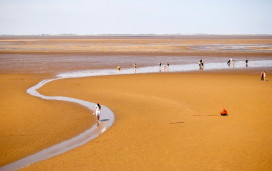 A walk on Cleethorpes Beach