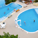Heated outdoor pool at Devon Cliffs