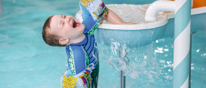 Indoor water play area at Burnham-on-Sea