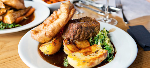 Enjoy a Sunday roast in the historic setting of Command House