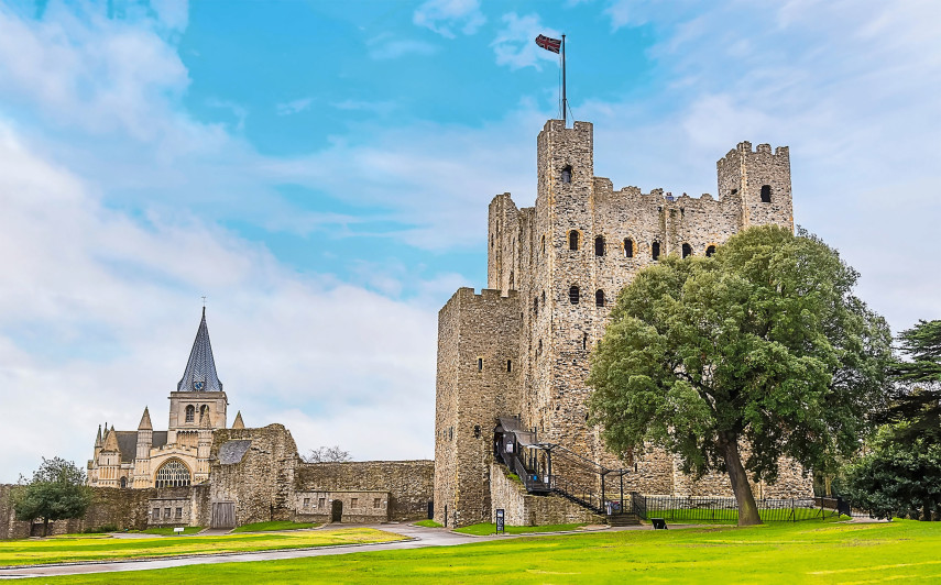 Climb the towers of Rochester Castle
