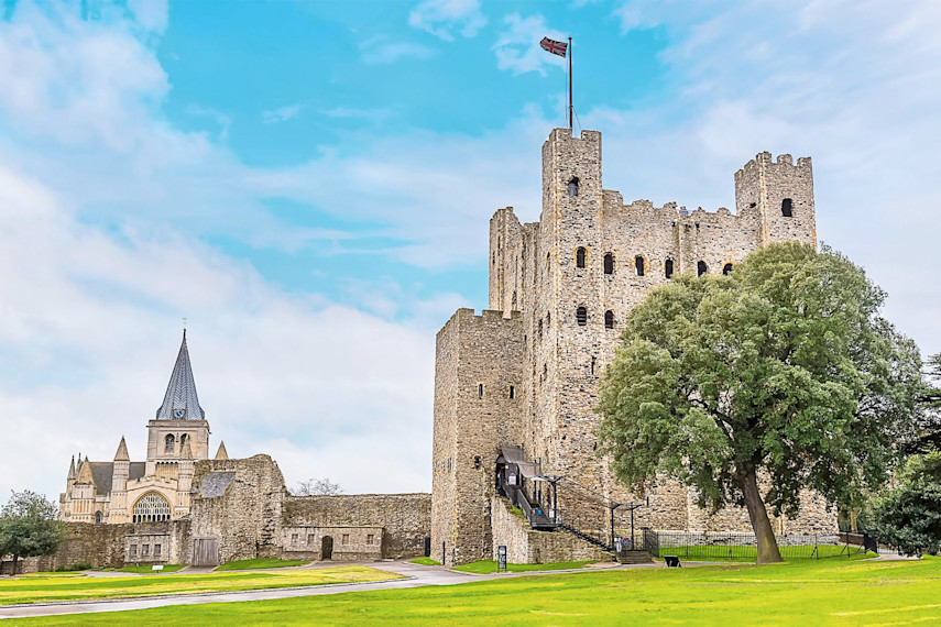 Climb the towers of Rochester Castle