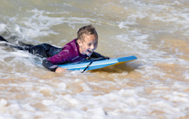 Beach surf at Riviere Sands