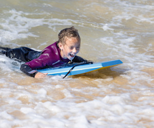 Beach surf at Riviere Sands