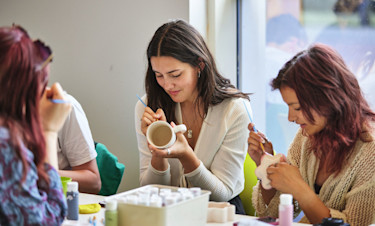 Let your creative side out in our Pottery Creations sessions.