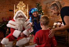 Santa has landed at Haven and can't wait to meet you all! Book to meet Santa in The Santa Experience.