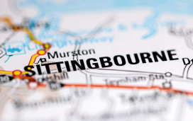 Sittingbourne on the map