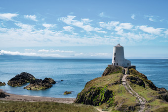 Tŵr Mawr Lighthouse on the island of Anglesey