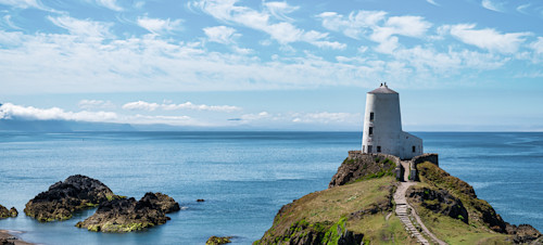 Tŵr Mawr Lighthouse on the island of Anglesey