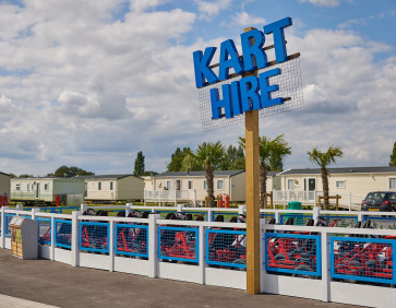 Kart hire - a great way to explore the park with friends and family