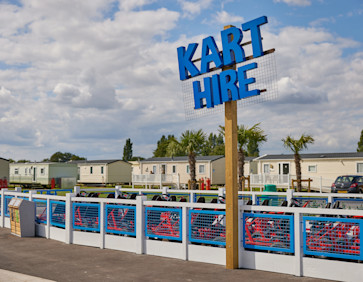 Kart hire - a great way to explore the park with friends and family